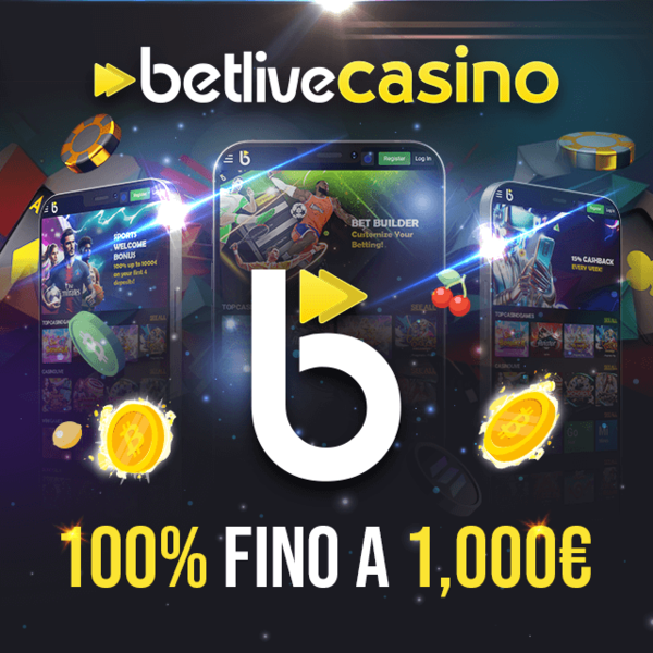 betlive casino bonus banner