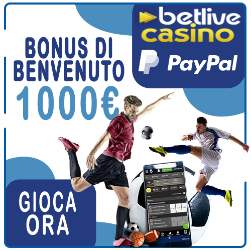 I Migliori Casinò PayPal 33 Migliori Casinò Paypal Betlive