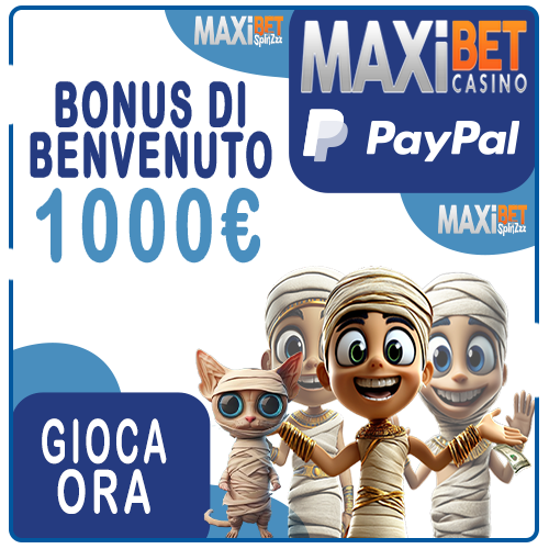 I Migliori Casinò PayPal 34 Migliori Casinò Paypal Maxibet
