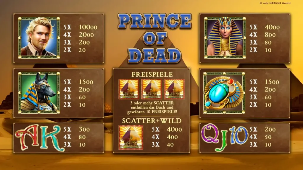 Recensione Di Slot Prince of Dead