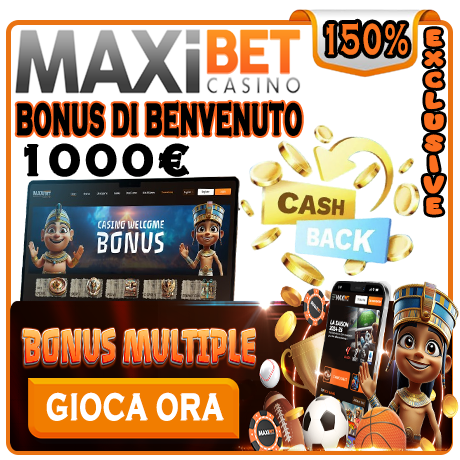 Bonus E Promozioni Competitive 8 maxibet casinos exclusive welcome bonus